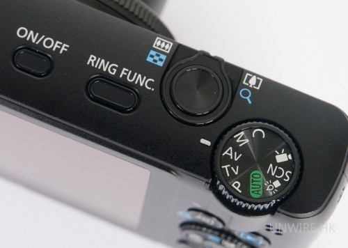機頂的Ring Func.選項便是用作設定快速控制環的功能，備有5個選項。