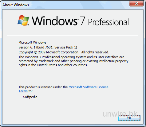 Windows 7 Service Pack 1 RTM 版本流出