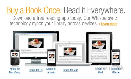 Amazon承諾其Kindle軟件會針對Android和Windows平板電腦作優化