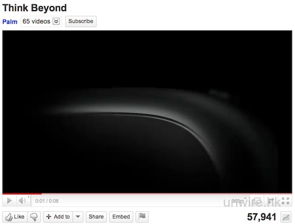 HP放上首個Palm Tablet的Teaser影片