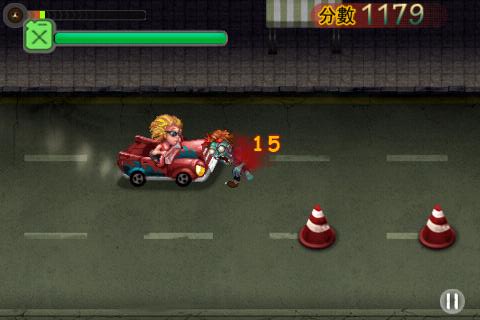 [iPhone] 索女喪屍機關槍 + 玩命飛車殺人狂 – 《Dead Street》