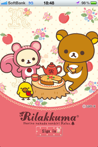 [iPhone] 懶懶地玩 FB – Rilakkuma twippa for Facebook