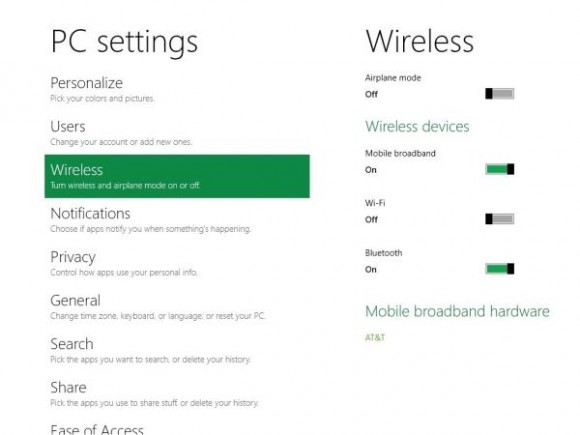 Windows 8將整合手提網絡控制功能