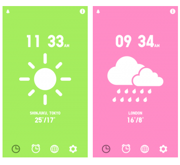 [iOS、Android App] Uniqlo 音樂鬧鐘  隨著天氣變化給你愉快的早晨