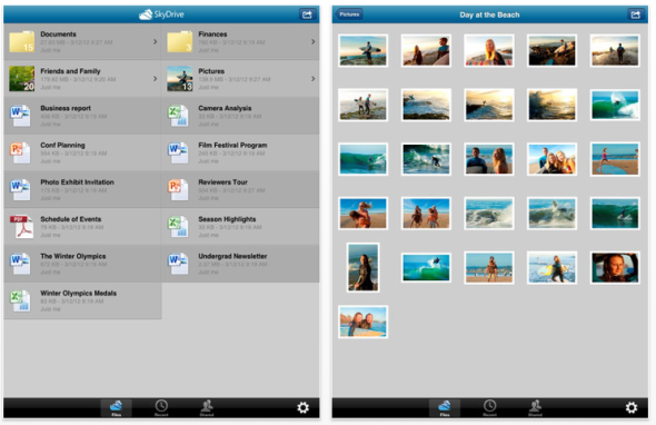 iPad版SkyDrive更新，支援Retina螢幕