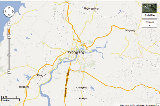 Google Maps 終加入了北韓地圖資料