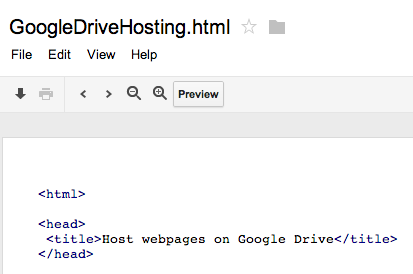 Google Drive 新功能！寄存網頁 CSS