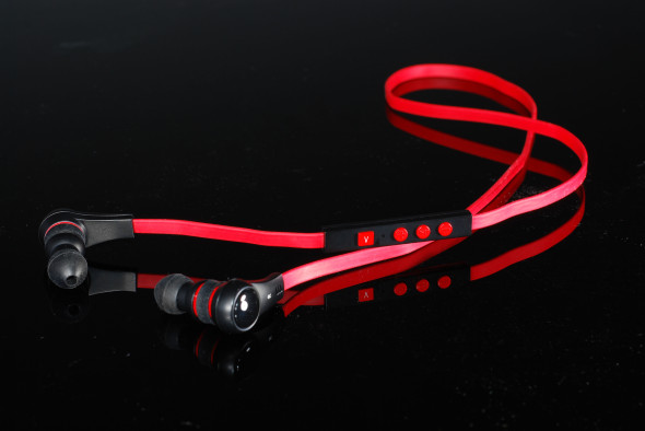 Blue-i noY X2 Bluetooth Earphone Red 02