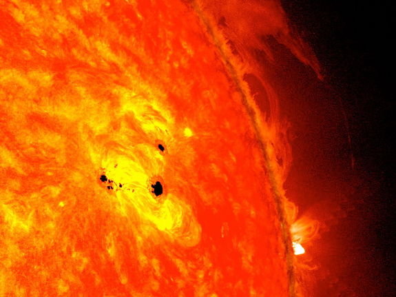 6 倍地球大太陽黑子出現！隨時影響地球
