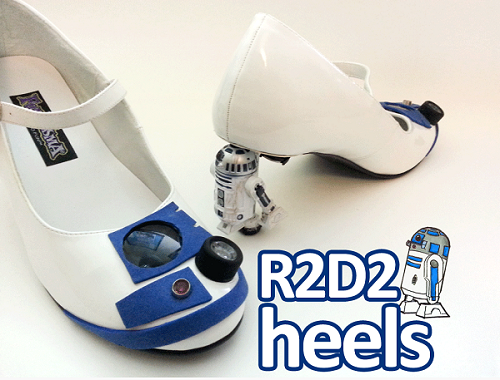 星戰 Fans 必睇！教你自製 R2-D2 高跟鞋