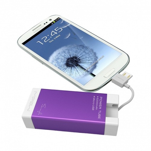 叉電充電不用線．MiPOW Power Tube Simple 5200 充電器