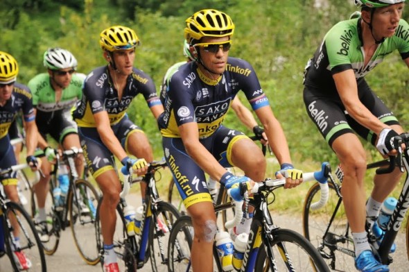 Contador 在賽事中段都好像挑戰不到 Froome 的地位，是否狀態依然不佳？