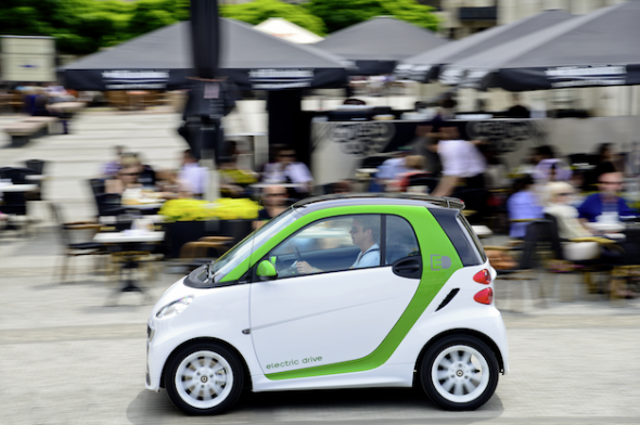 Smart Fortwo 電動車進軍中國市場