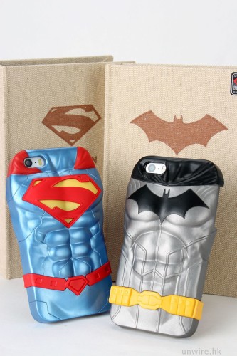 蝙蝠俠 / 超人粉絲必入手！DC COMICS JUSTICE LEAGUE 3D BATMAN / SUPERMAN iPhone 5s 保護殼