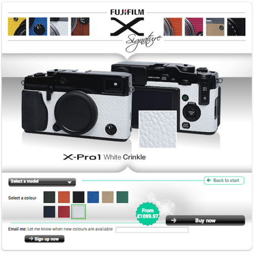 英國 Fujifilm 為 X 系列相機加入換皮服務