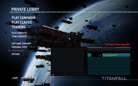 Titanfall 容許外掛作弊，並給予「特殊待遇」