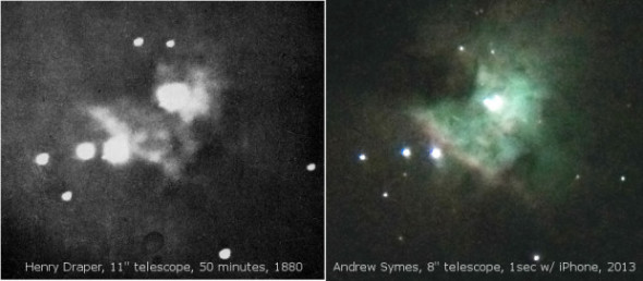 獵戶座大星雲照片見證攝影科技進步