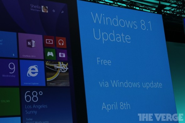 Windows 8.1 update 1 登場，同場加映觸控版 Office