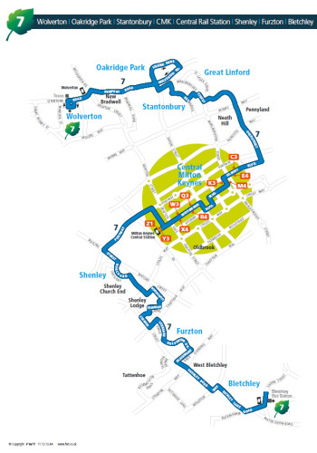 BUS 7 MAP