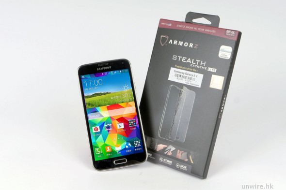 全面螢幕保護！Armorz Stealth Extreme Lite for Samsung GALAXY S5