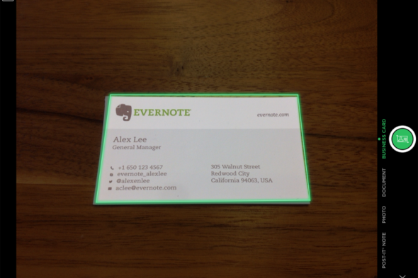 Evernote 夥拍  LinkedIn 強化卡片掃描功能