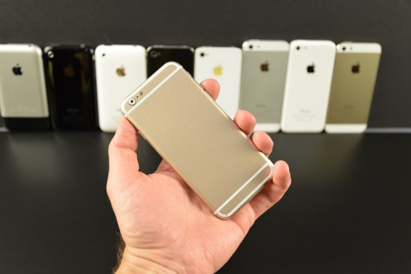 【風繼續吹】iPhone 6 有多大? ip4 / 5s / HTC M8 /GS5 對比圖