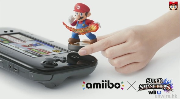 任記出 NFC 公仔 amiibo，可召喚出遊戲角色資料