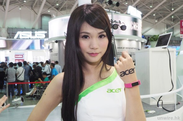 【台北直擊】Acer 電腦展  :  Liquid Leap 智能運動手帶 / Liquid Jade 手機