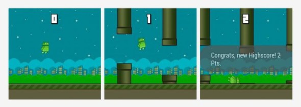 老翻 Flappy Bird 登陸 Android Wear