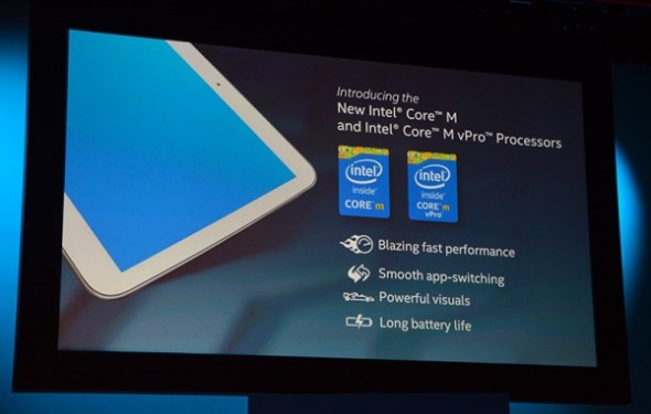 專為平板／省電NB 而設！ Intel  推 Core M 處理器