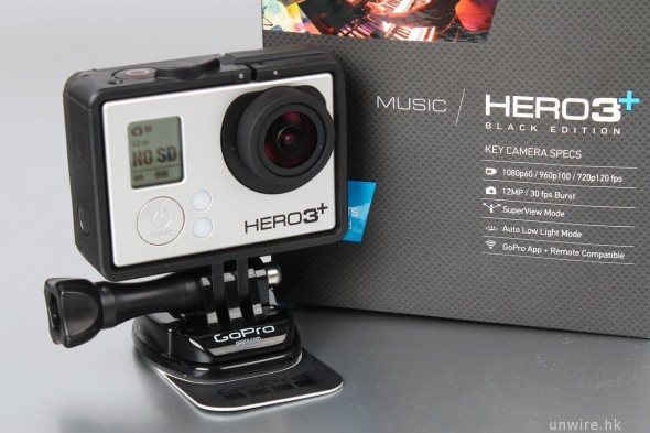 音樂自拍神器！  GoPro Hero3+ Black Edition/Music