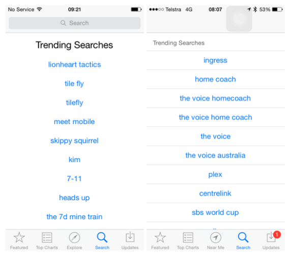 iOS 8 熱門搜尋功能讓您緊貼潮流
