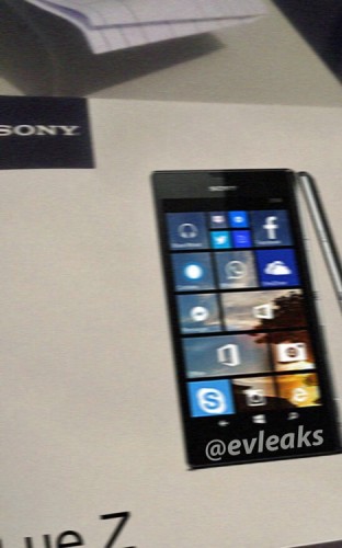 網上流出！ Sony 首部 WP8.1 手機 Lue Z