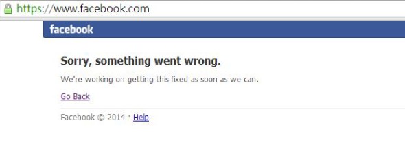 Facebook 出現故障！手機、電腦均未能登入