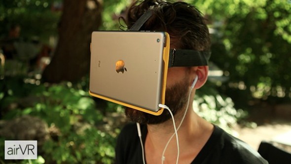 將 iPad Mini 戴在頭上！AirVR 虛擬現實眼鏡簡單易用