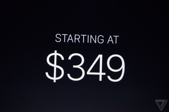 2015 初開售！ $349 美金買起 Apple Watch