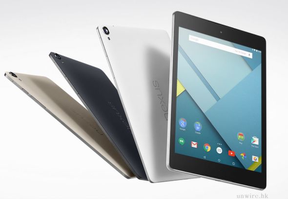 HTC 代工！BoomSound 植入！Google Nexus 9 正式發佈