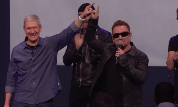 Apple 宣佈 U2 免費大碟收聽人數超越 8,100 萬