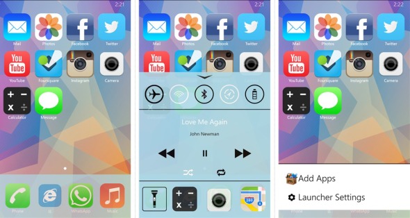 新 Launcher 讓 Lumia 手機變 Android、iPhone