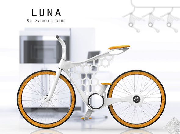 概念 Luna Bike 即叫即做 3D 打印單車