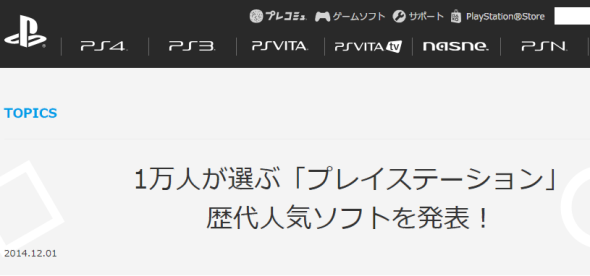 PlayStation 20 週年選舉發表，最喜愛、最感動、最想重製遊戲排名