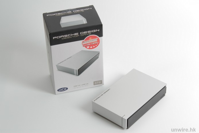 唔怕冇位用 –  LaCie Porsche Design Desktop Drive 8TB