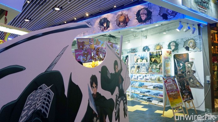 依莉詩帶你遊最新香港進擊的巨人 POP-UP Store