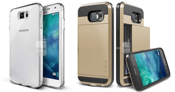 早前流出的 Galaxy S6 保護殼,留意後置鏡頭凸起的幅度不一