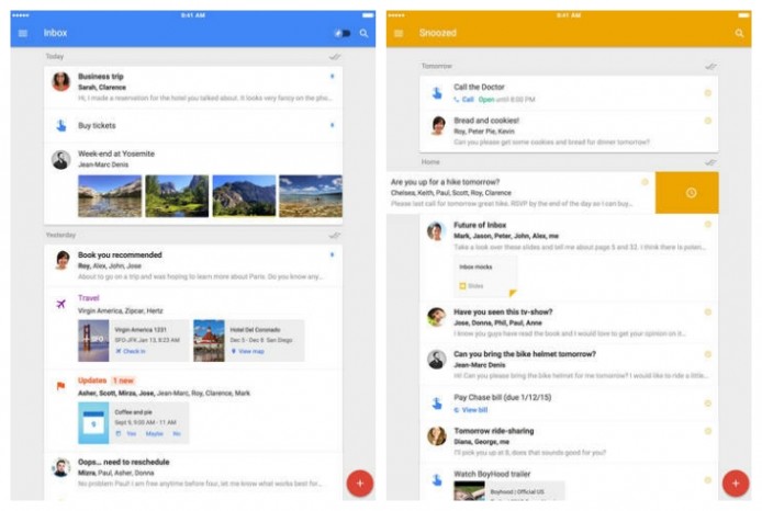Google Inbox App 推出 iPad 版