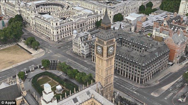 Apple Maps 新增實時功能  倫敦大笨鐘準確報時