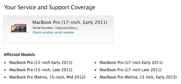 Apple 宣佈免費維修顯示卡故障 MacBook Pro