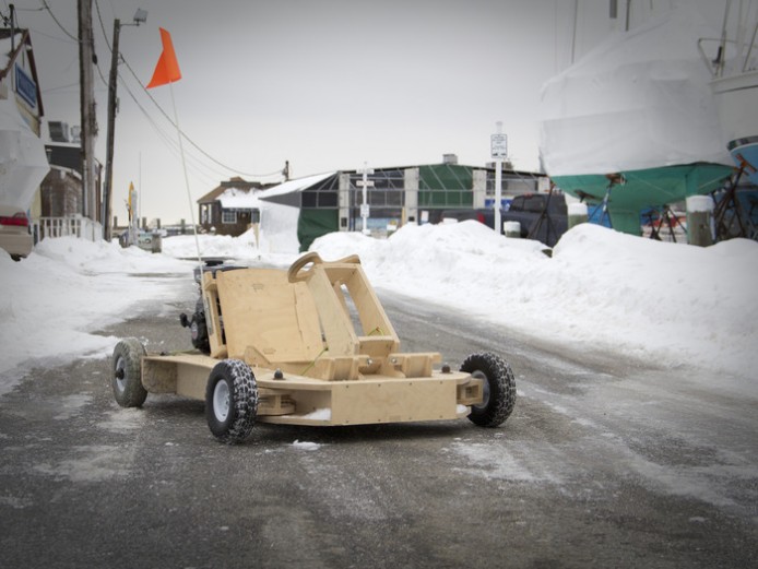 自家裝嵌木板小型賽車   似足 IKEA 傢俬