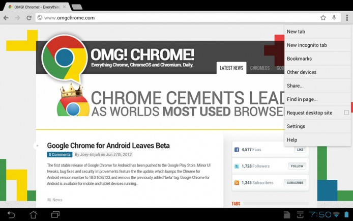 Google 宣佈 Chrome 將終止支援 Android 4.0 系統