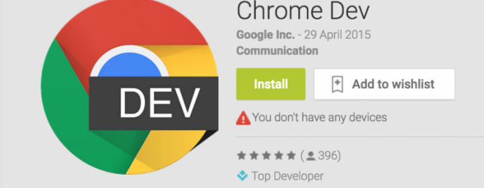 Chrome Dev 開放下載  Android 用戶可搶先試新功能